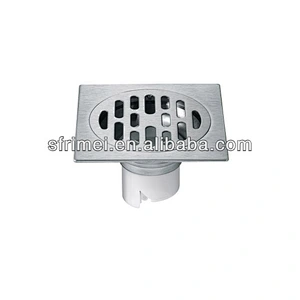 Outdoor stainless steel concrete floor drain