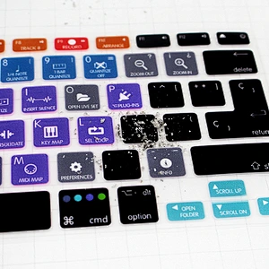 Ultra Thin Laptop Accessories Ableton Live Spanish Hotkeys Silicone Diy Keyboard Skin For Mac Cover
