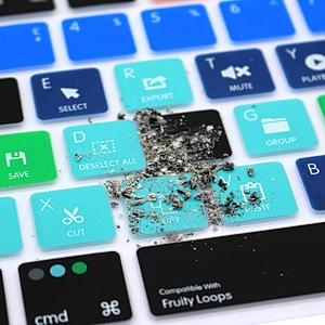 Waterproof final cut pro Shortcuts custom silicone keyboard cover Silicone Keyboard Cover For macbook pro 13