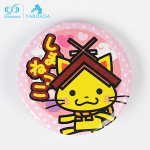 Waiter button badge wholesale price for tinplate badge in stock