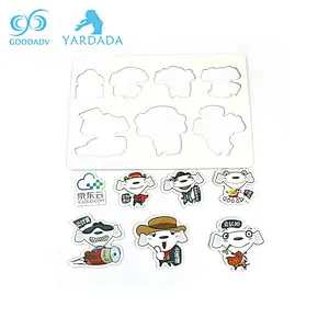 OEM cartoon shape magnetic jigsaw puzzle cheap fridge magnet puzzles for kids