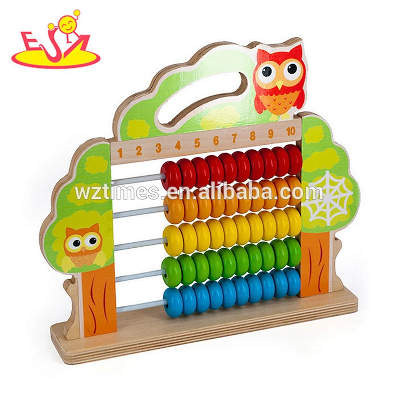 Hölzernes Abakusspielzeug der pädagogischen Kinder für Lehrkindkinder W12A032