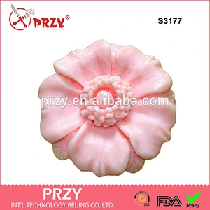 S3177 wholesale przy 3d flower shape silicone handmade soap molds