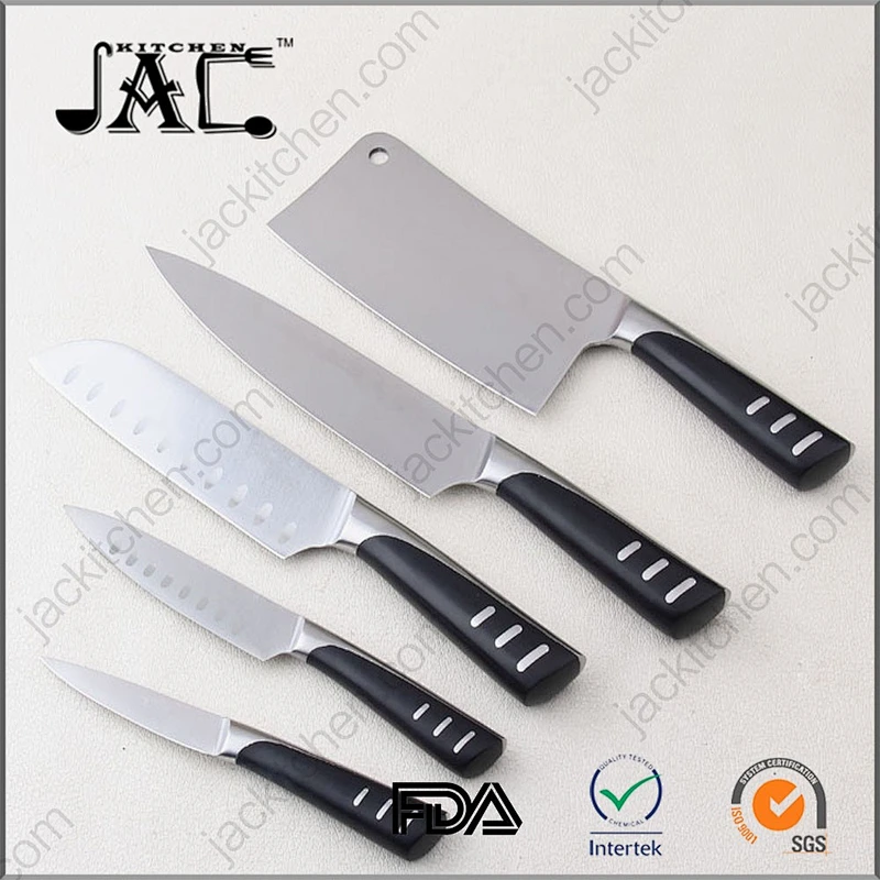 International Exclusive Line 5 pcs Quality Cleaver Knife Set