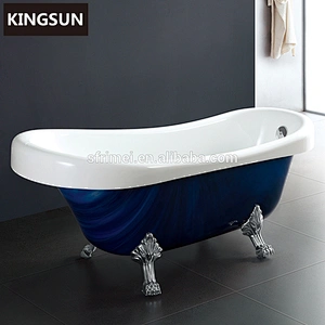 Ailequan mobile 1800 free standing slipper bathtub