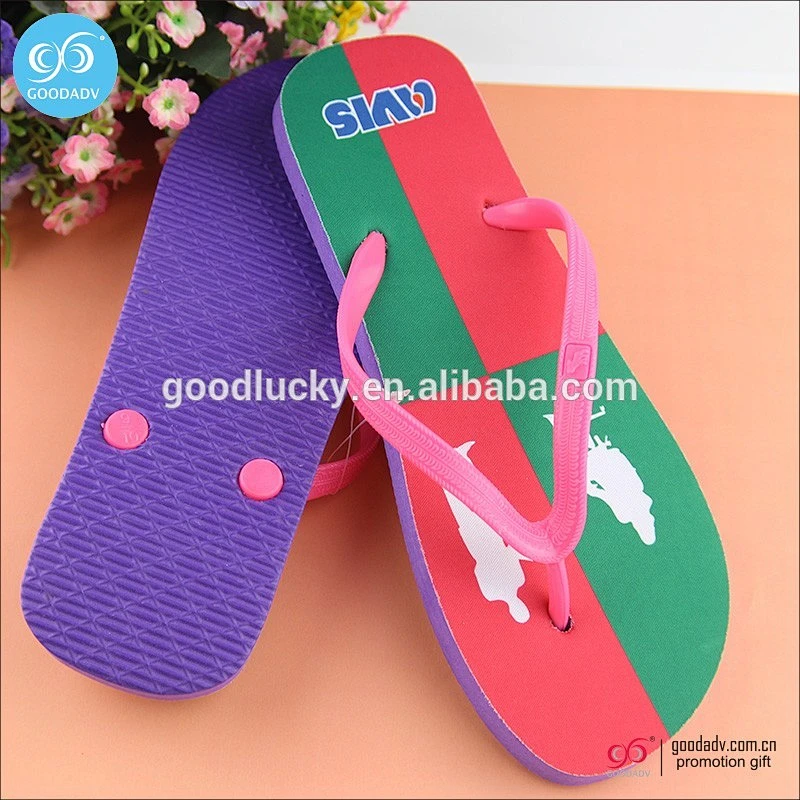 Customize OEM new design comfortable PVC strap flip flops