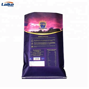 China pp woven bag of rice,rice bag size 10kg ,polypropylene rice bag pp woven