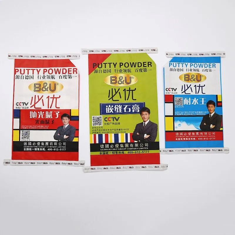 Custom color printing packaging bag for putty powder, gypsum packing