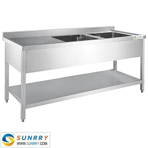 Commercial Cheap Stainless Steel Countertop Kitchen Sinks