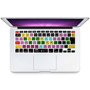 Functional Hot keyboard shortcut keys protector Silicone Keyboard Cover Skin For mac keyboard cover 13