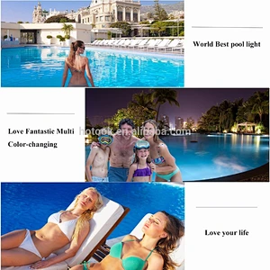 18W 252leds Salt Water LED RGB IP68 Swimming Pool Light 12V