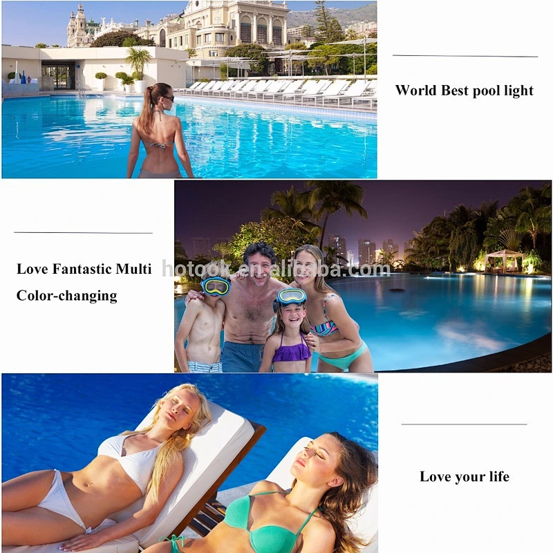 18W 252leds Salt Water LED RGB IP68 Swimming Pool Light 12V