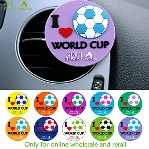 2018 car air Conditioning Vent freshener,Football World Cup style,Environmentally friendly air freshener clip in stock