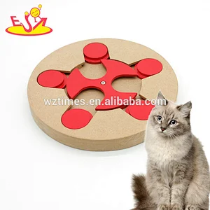 Wholesale high quality dogs cats wooden pet interactive games for gift W06F065