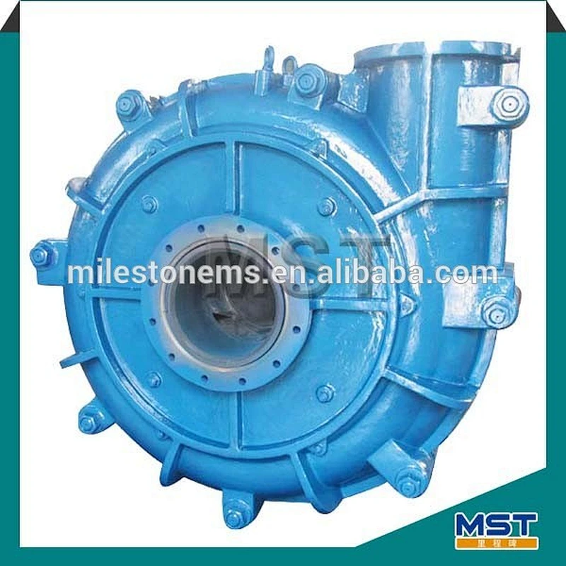 Acid-proof centrifugal rubber lined sludge pumps