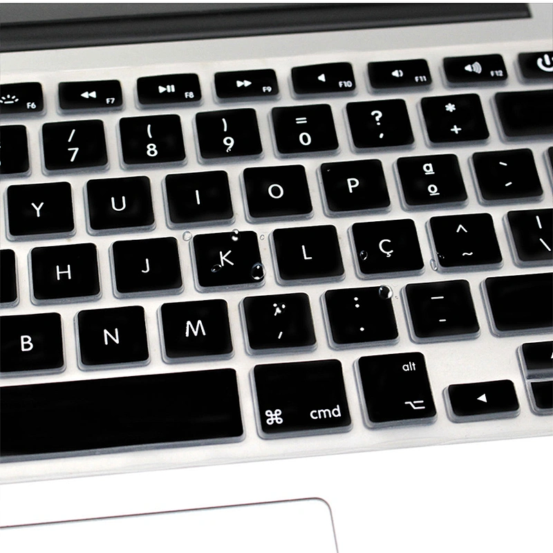 silicon keyboard cover custom print US European Model Portuguese Keyboard Cover For Macbook Pro laptop 15 Touch Bar A1707 A1990