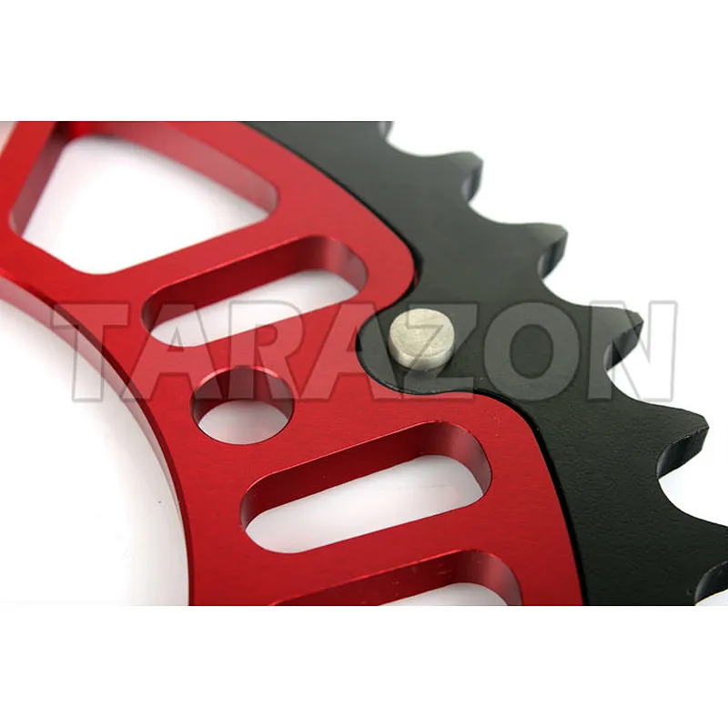 38-55 Teeth Lightweight aluminum motorcycle rear sprockets for off road bike