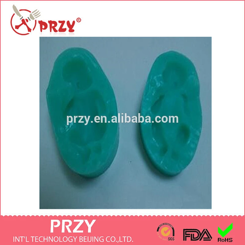 F1879 PRZY 3D Handmade Soap Silicone Mold ,Angel Baby Molds, Resin Mold for cake decoration