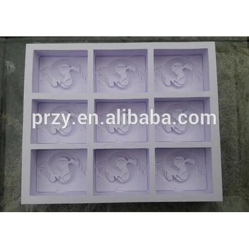 2017 PRZY Pisces 9 Bars Tray soap silicone mold Pisces silicone mold soap molds