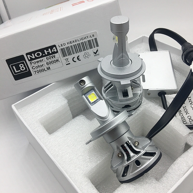 3 Years warranty 4300K 6000K h7 L8 7000lm XHP70 headlight led H4