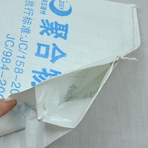 PP woven putty powder, coating, cement, sand bag with valve port