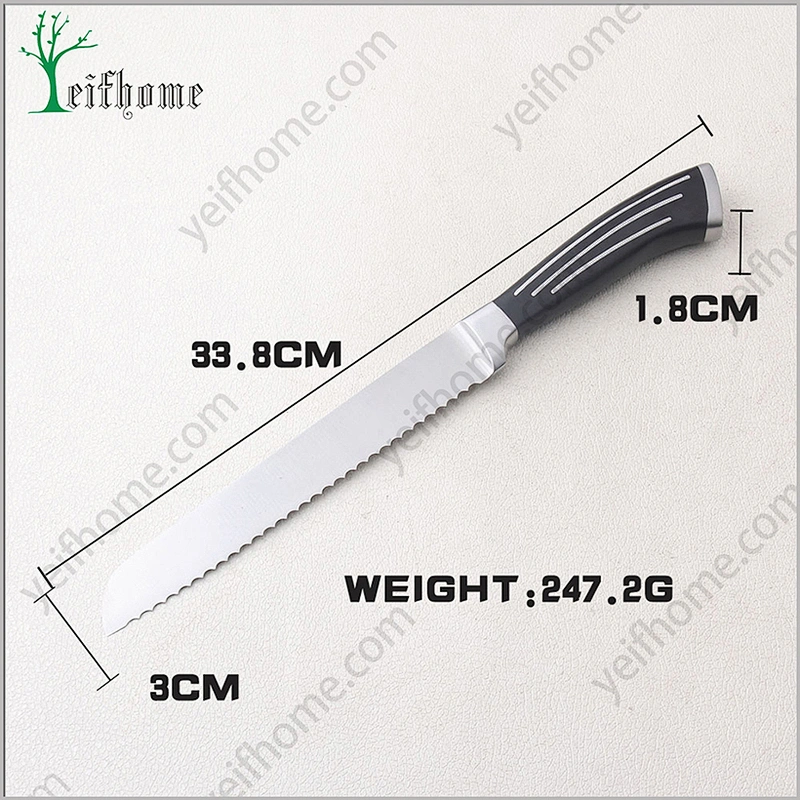 Hot sell forged fixed blade bread knife