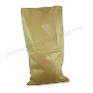 Cheap yellow pp woven trash bag plastic construction garbage bag