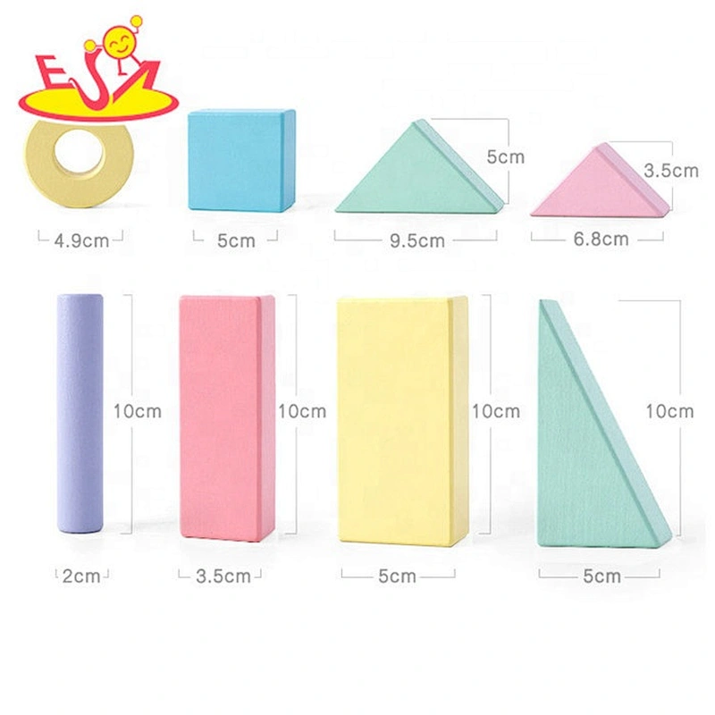 2019 New design educational wooden kids building kits for wholesale W13C039B