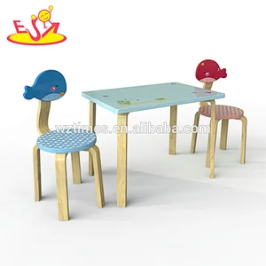 2018 New Original Design kids drawing table for dinning W08G244