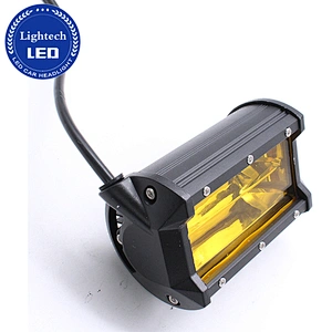 Led Fog Lights, Waterproof 72W Yellow Flood Led Cube Light Off Road Driving Lights Light Bar for Jeep ATV Truck