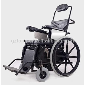 Semi-Automatic Standing Commode Wheelchair with Lifting function for paraplegic disabled and adults
