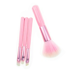 4 Pc cheap travel makeup brush cosmetic make up brush set