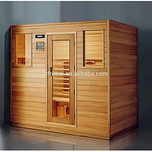 Chinese supplier 3 person infared sauna room home dry sauna room