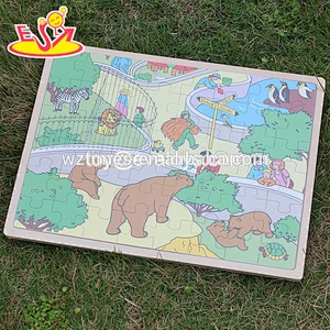 Puzzlespielspielzeug des ersten Puzzlespielzeugs des Babys des Babys bunte buntes für Kinder diy Gebäude W14C255