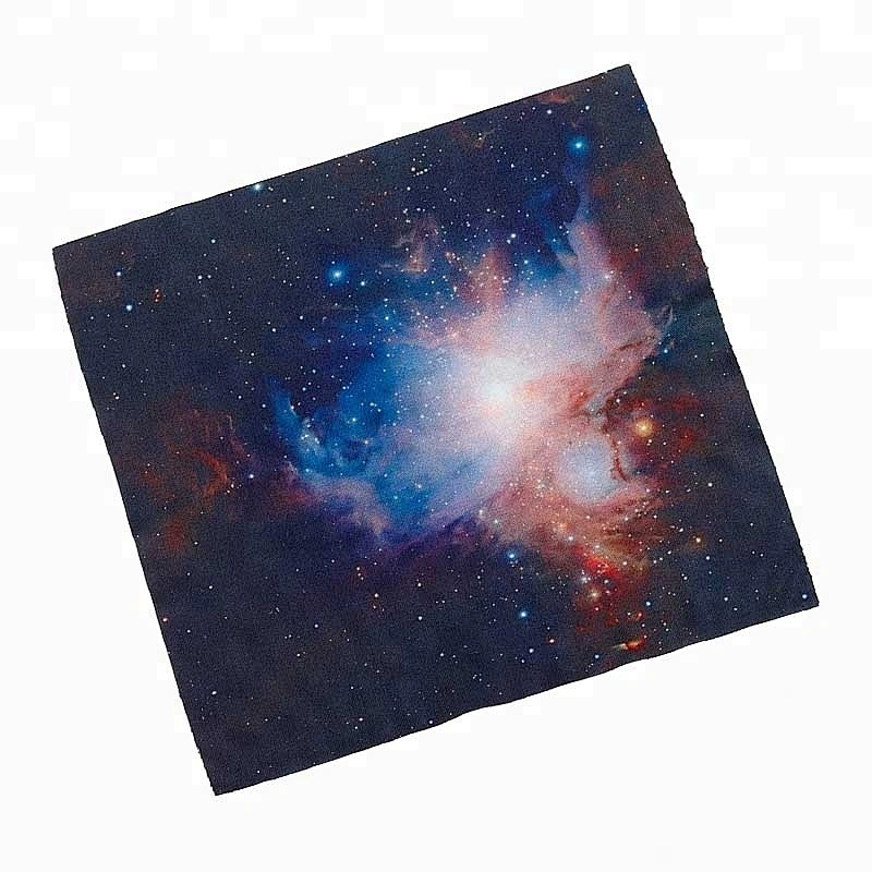 Factory Stars & Night CMYK Printed Microfiber Cleaning Cloth for Glasses/Eyeglasses/Sunglasses