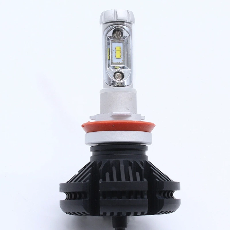 12V Car LED Kit X3 Fanless H11 50W Headlight