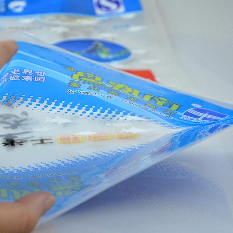 Customized wholesale recycled food packaging use custom printed PE plastic bag