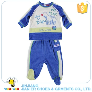 New design casual style fashion cotton breathable kids boys wear clothes suit