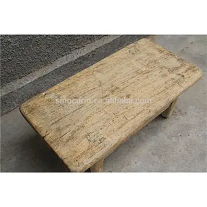 China wholesale furniture rustic reclaimed wood coffee table Kang table