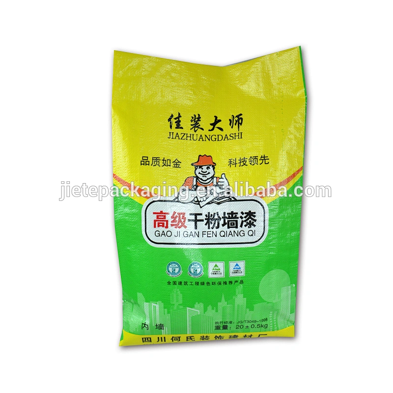 50kg 20kg cement pp woven packing bag size with color printing