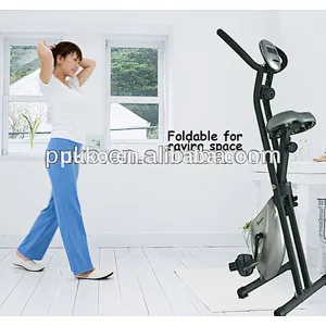 PUKO home gym fitness equipment foldable exercise bilke with silver color