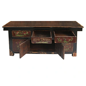 2016 hot-sale chinese antique furniture Beijing reproduction painted furniture