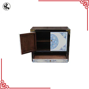 chinese antique solid wood pine painted furniture in stores