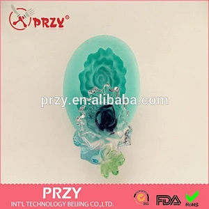2015 Newest Top Selling Fondant Silicone Cake Mold,Resin Flower Cake Decorating Tools