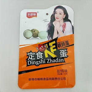 All kinds of customized PE bags for snack packaging