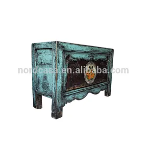 Chinese antique reproduction hand painted living room cabinet