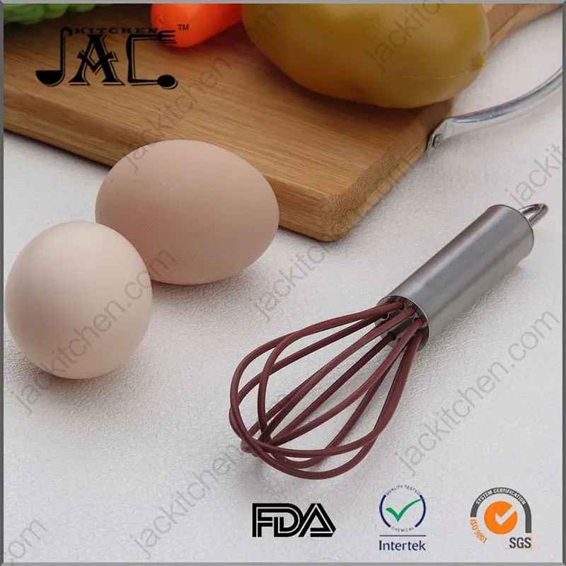 Custom Stainless Steel Egg Whisk Rotatable