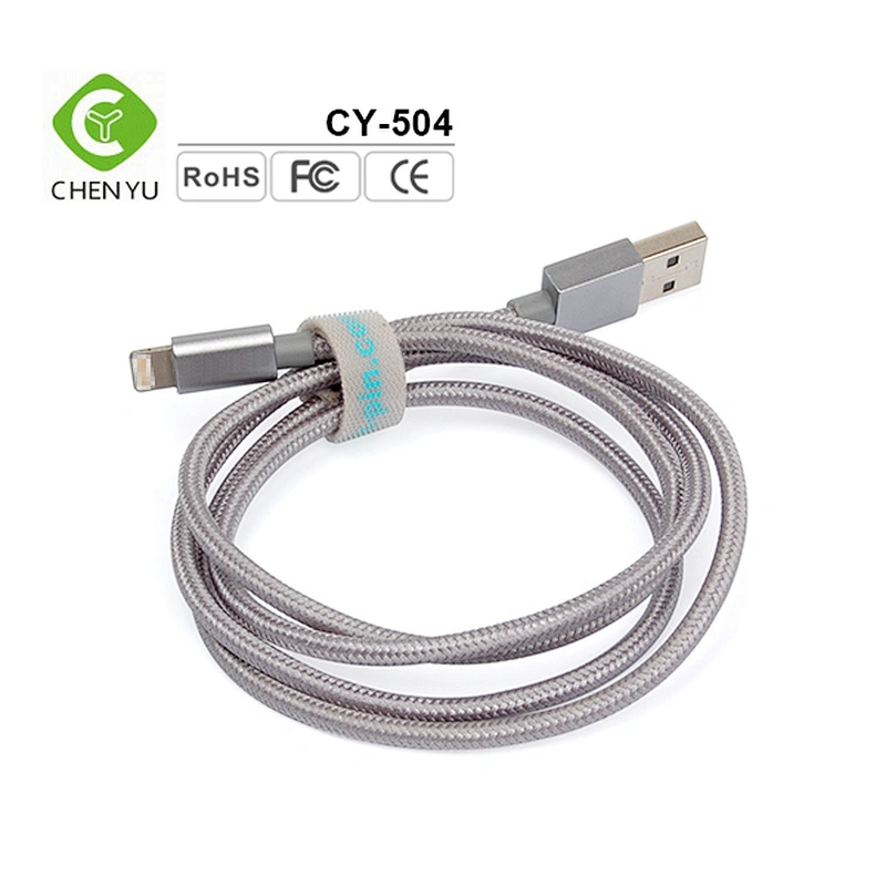 8 pin data sync cable fishing net braided usb cable