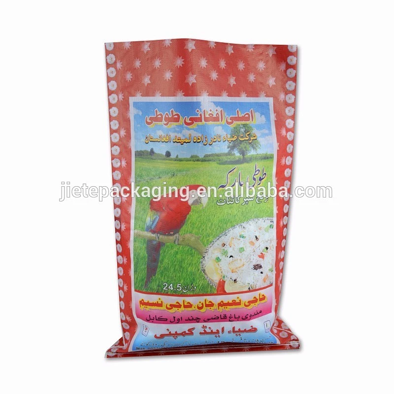 China woven PP polypropylene bulk bag sacks for packing rice