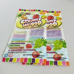 Accept custom PE plastic bags used for packing snacks
